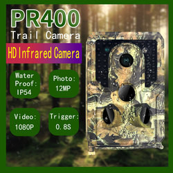PR400 Hunter Trail Camera PIR 1080p Waterproof  30FPS