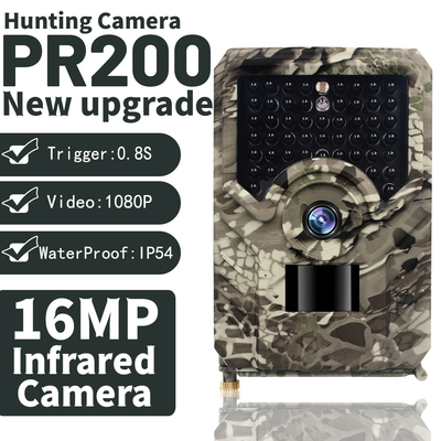 Upgrade Hunting Trail Camera PR200 PRO 16MP 1080P High Definition Hunting Camera IP54 Waterproof for Oudoor Hunting
